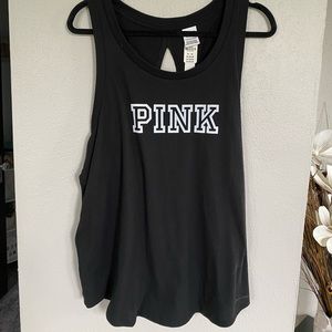 Victoria’s Secret Pink Slit back tank top -NEW w/Tags
